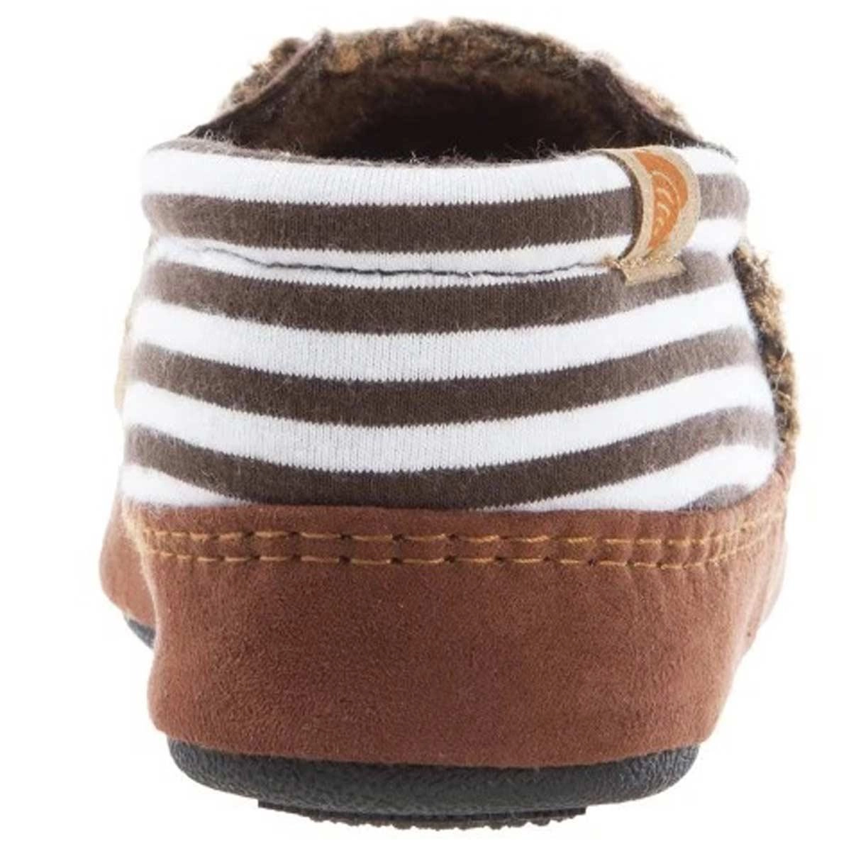 Acorn Kids' Moc - Critter Fleece Linings, Buckskin Bear, Size 12-13 | A20152SKN12-13