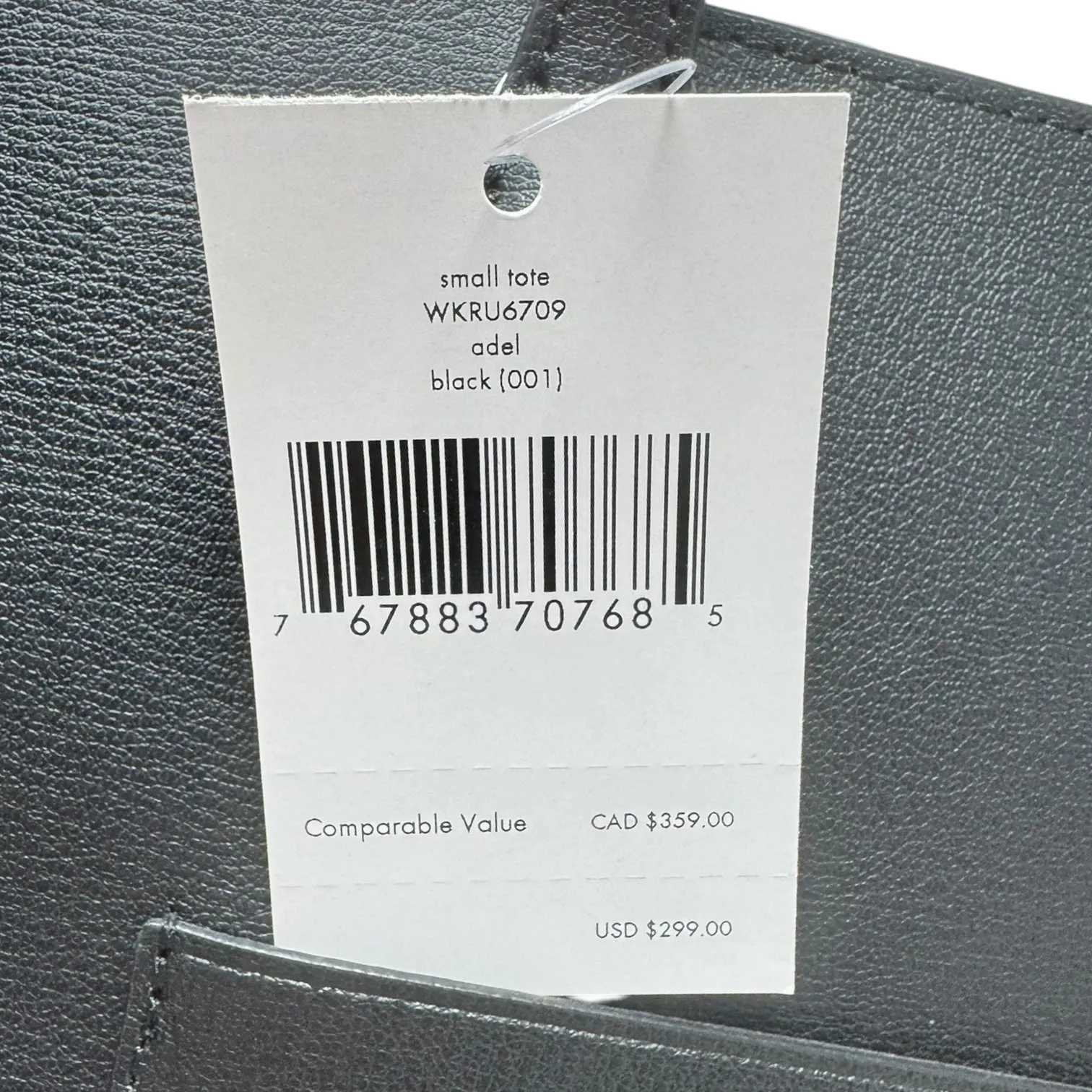 Adel Refined Grain Leather Tote Designer By Kate Spade, Size: Medium
