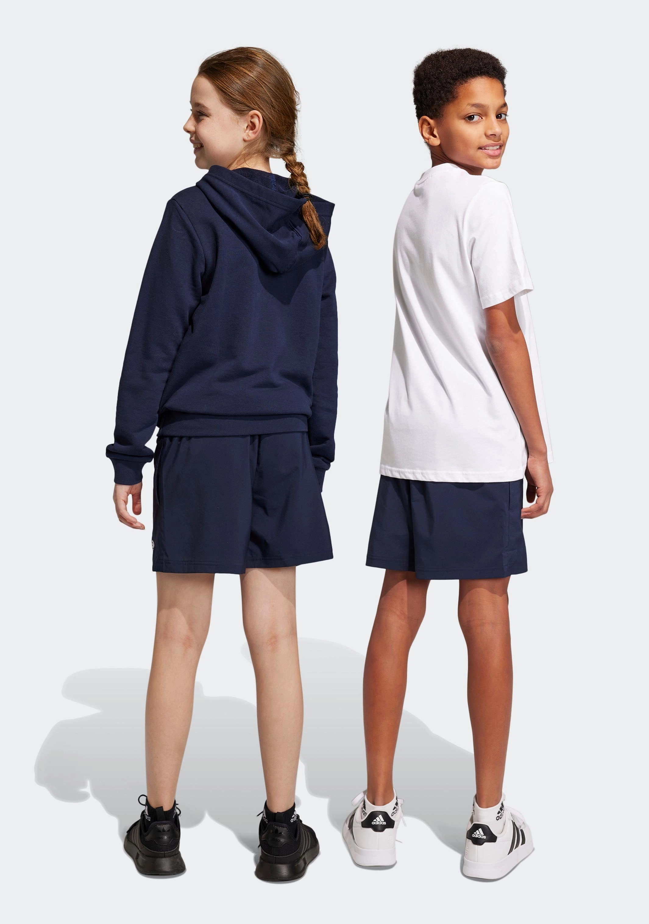 Adidas Junior Plain Chelsea Shorts Navy