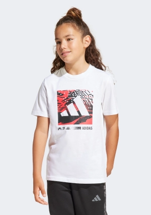 Adidas Kids' Camo Logo Tee