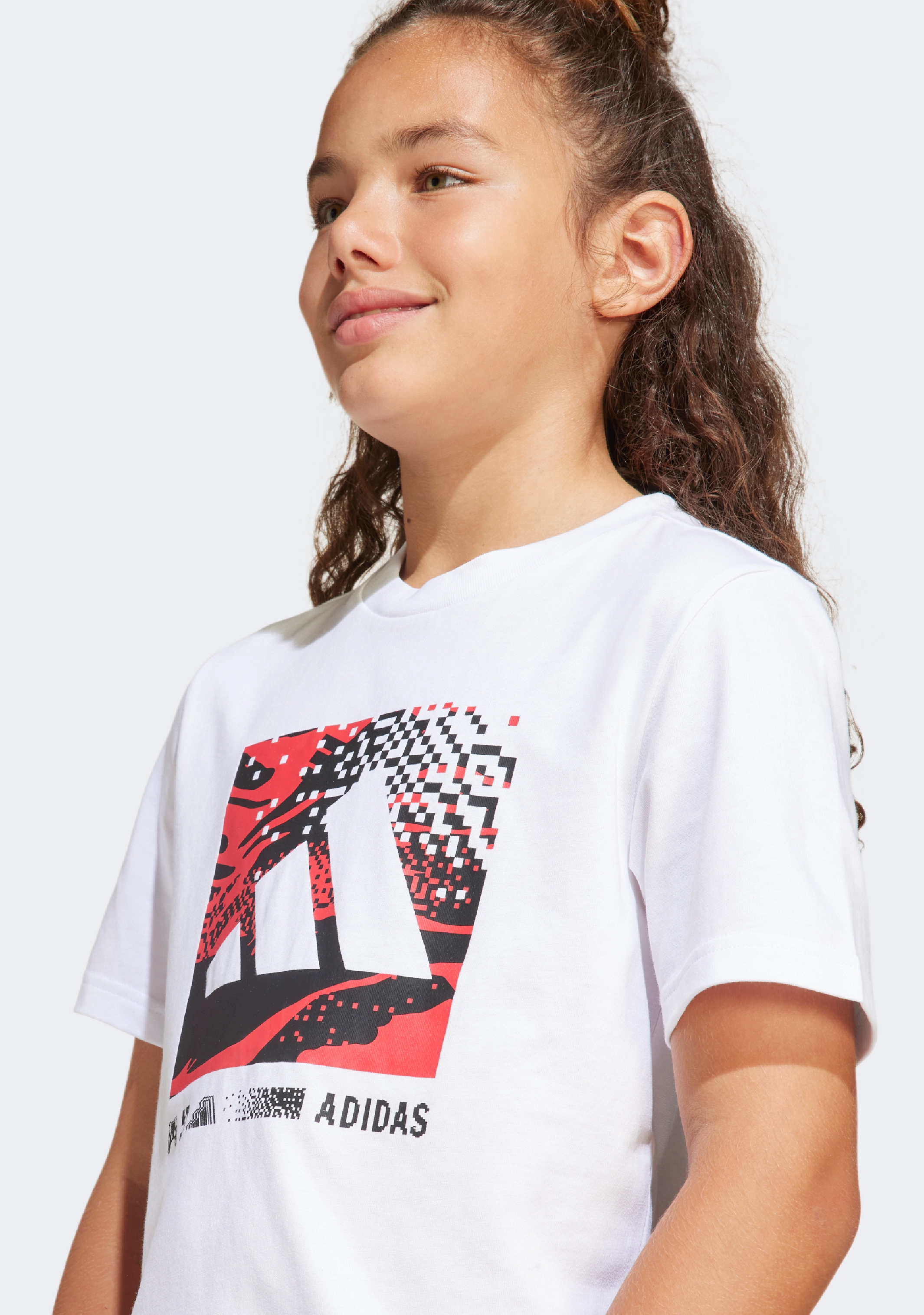 Adidas Kids' Camo Logo Tee
