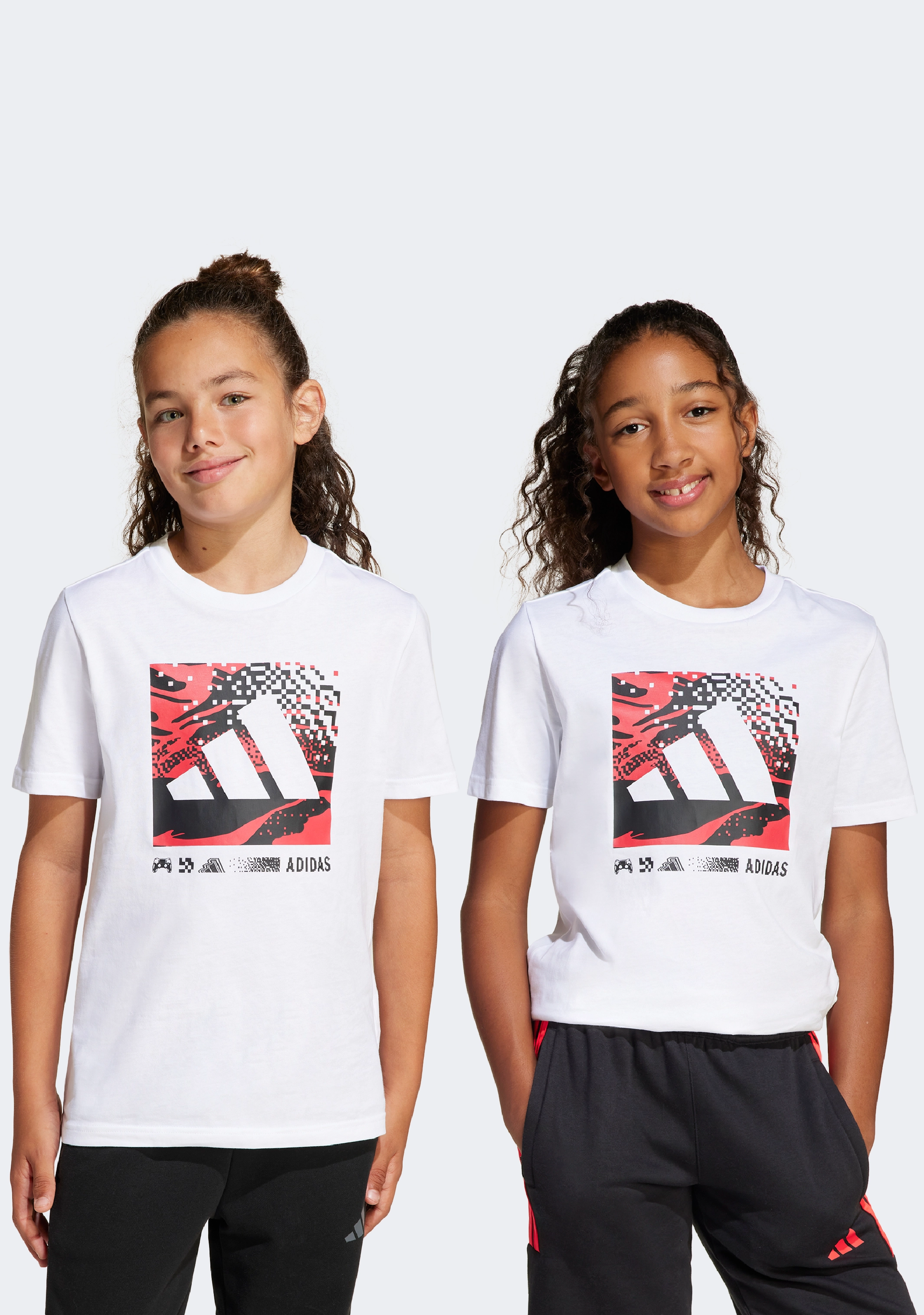 Adidas Kids' Camo Logo Tee