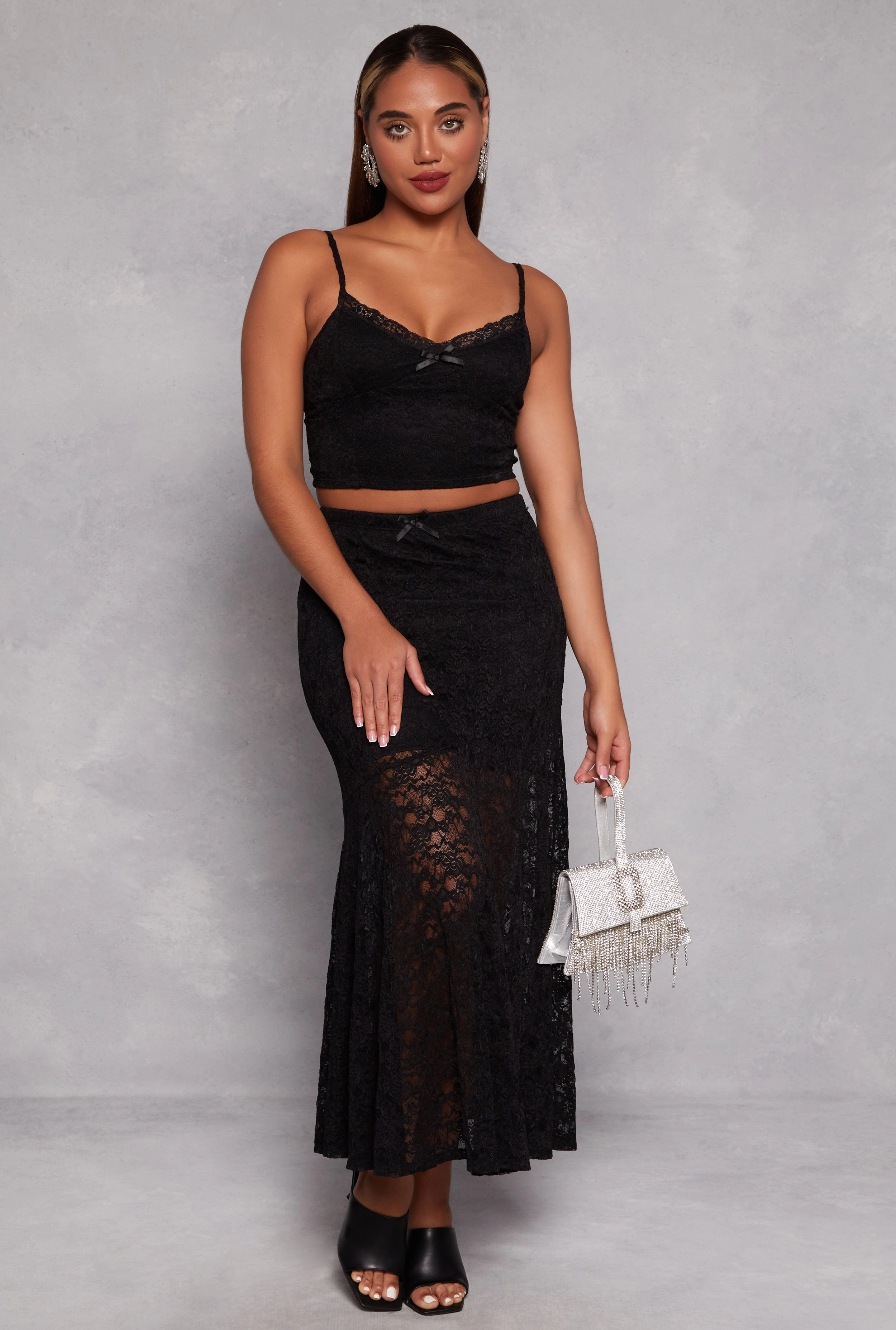Almost Famous Bow Lace Cami