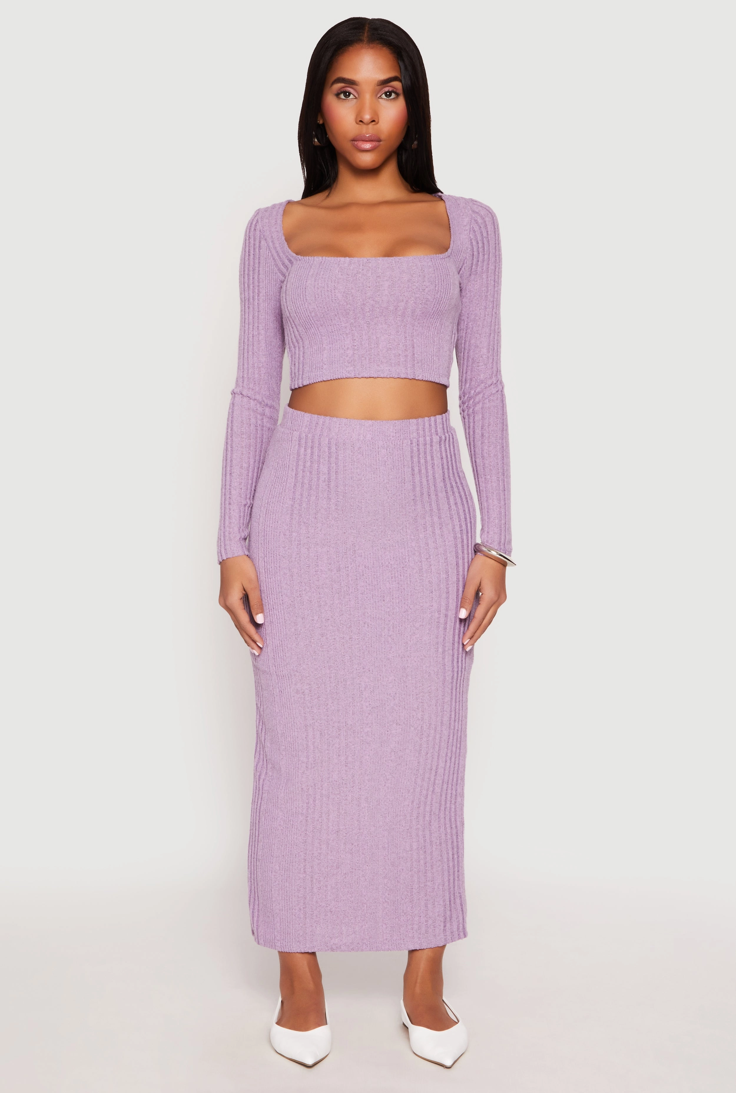 Almost Famous Brushed Knit Crop Top