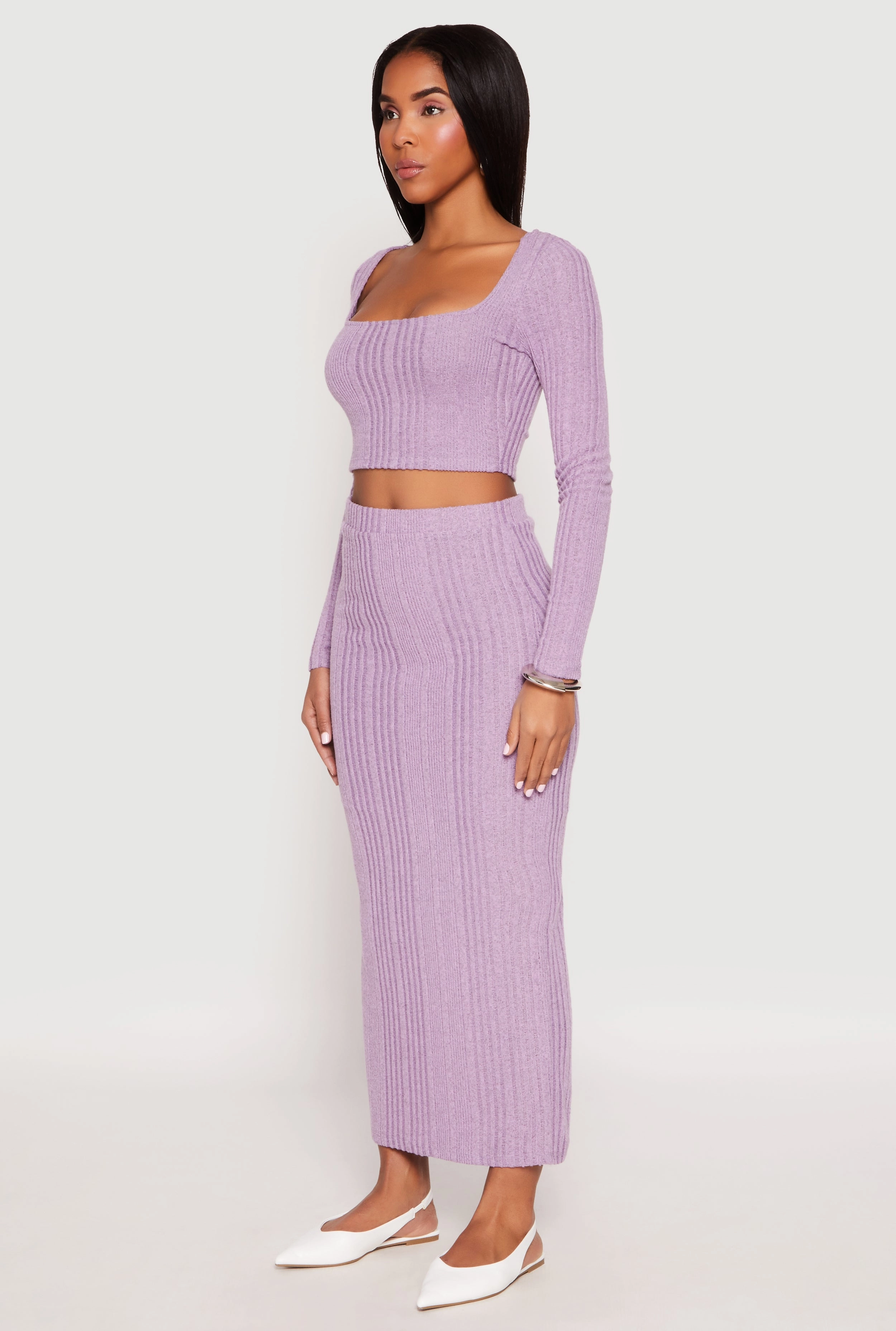 Almost Famous Brushed Knit Crop Top