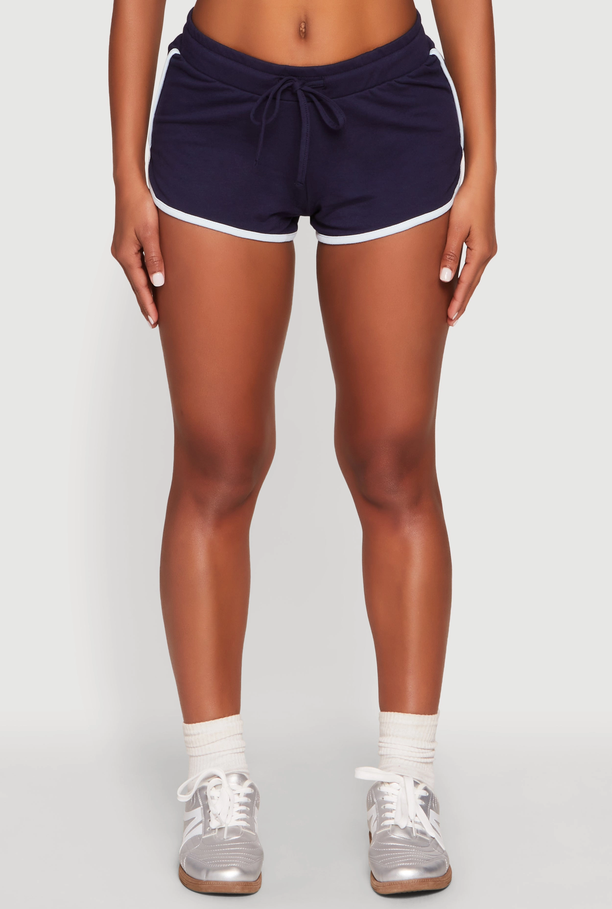 Almost Famous Contrast Trim Dolphin Shorts