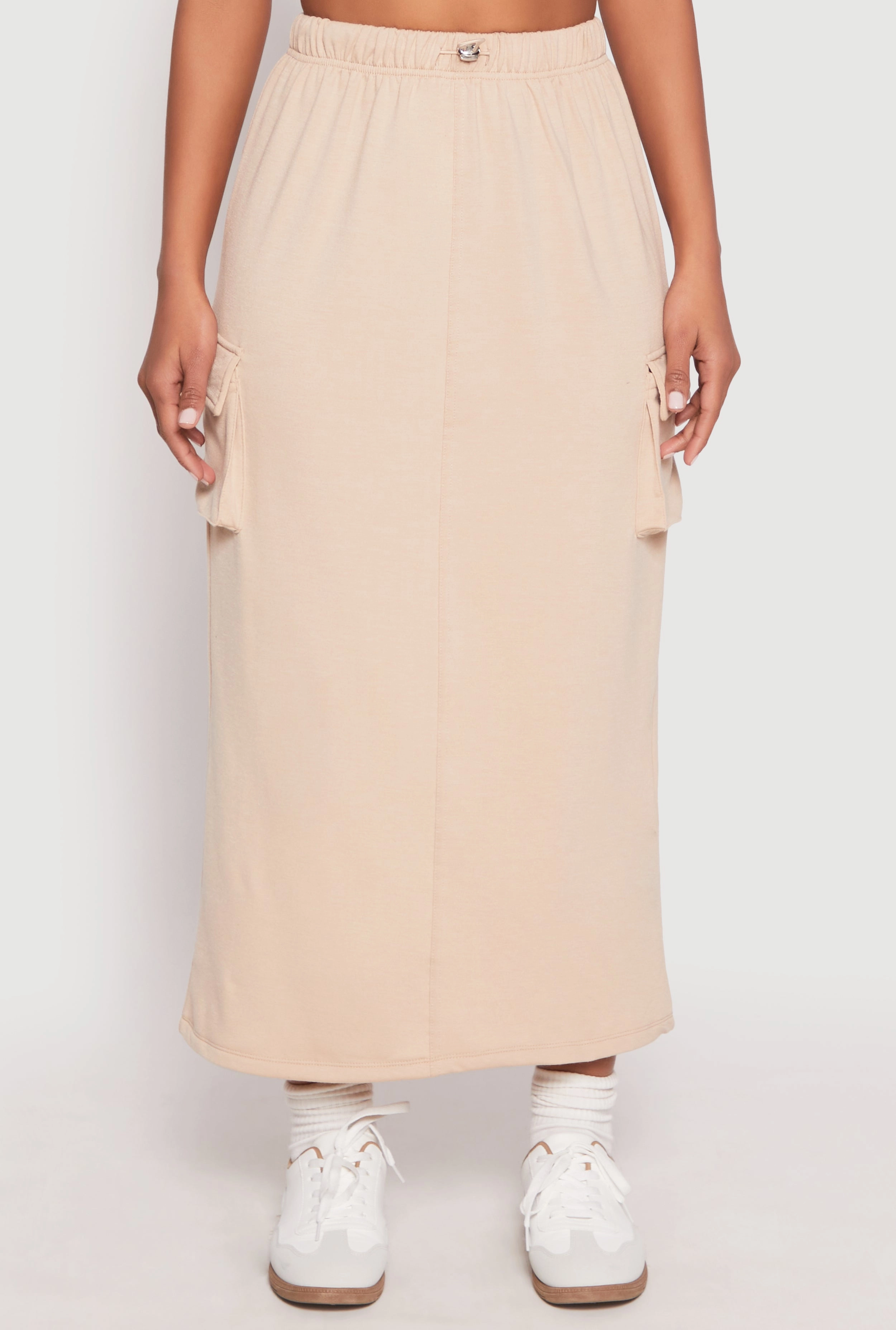 Almost Famous Fleece Cargo Skirt