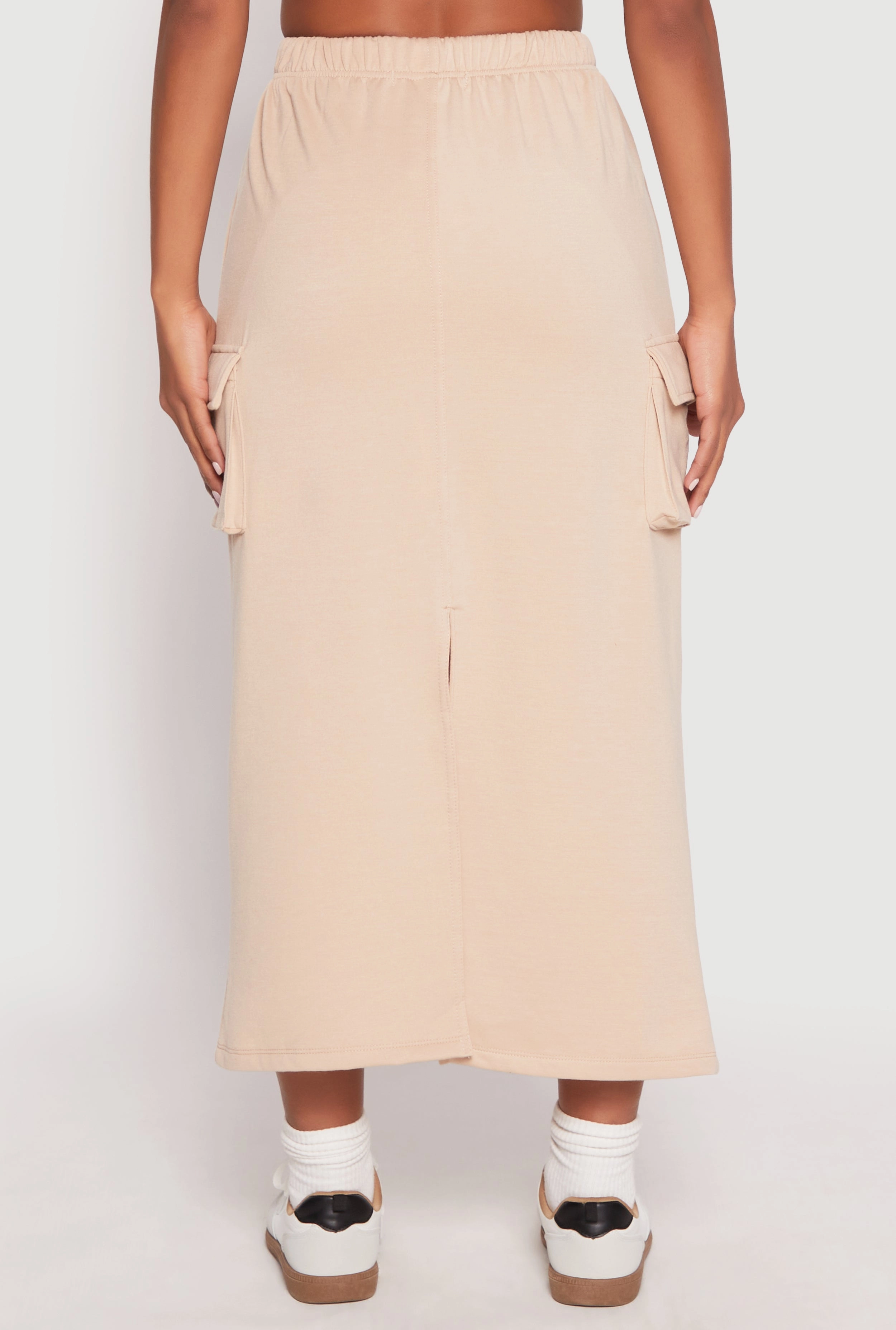 Almost Famous Fleece Cargo Skirt