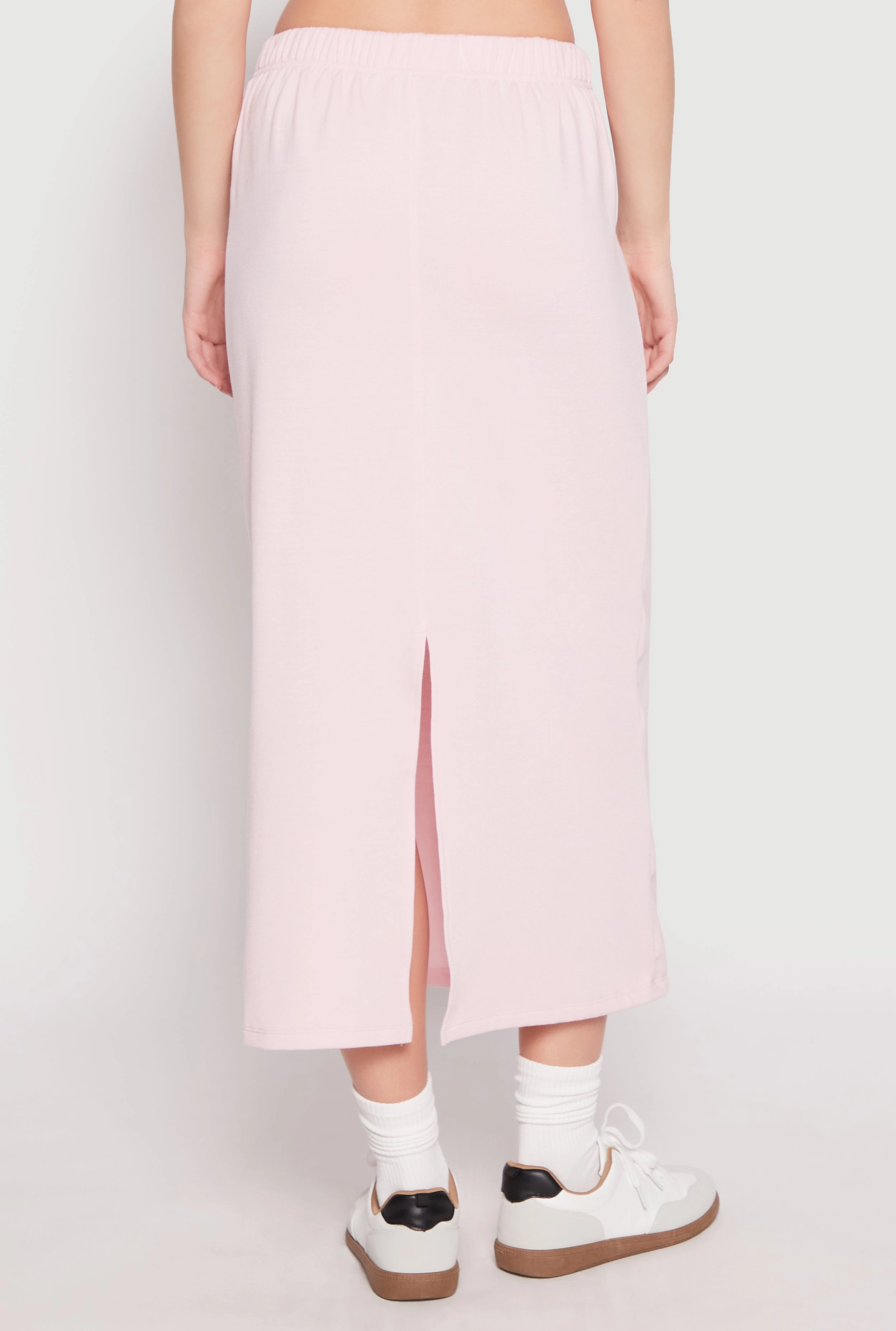 Almost Famous Fleece Maxi Skirt