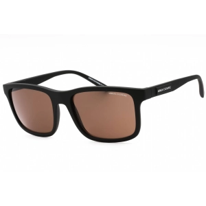 Armani Exchange Men's Sunglasses - Matte Black Rectangular Frame | 0AX4145S 807873