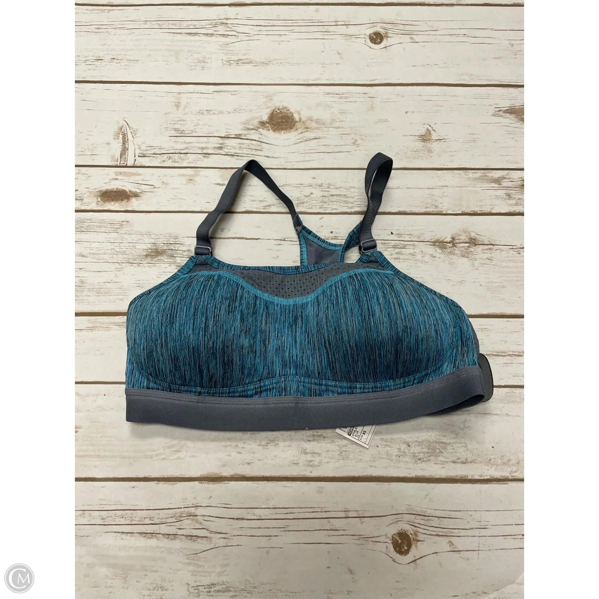 Athletic Bra By Champion In Blue, Size: Xs