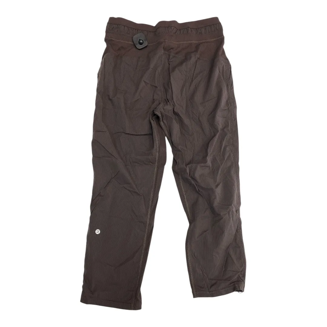 Athletic Pants By Lululemon In Brown, Size:8