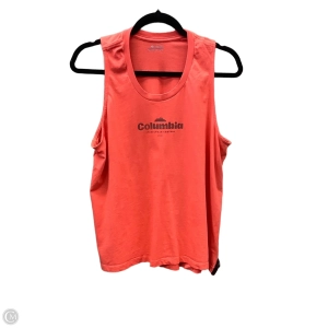 Athletic Tank Top By Columbia In Orange, Size: Xl