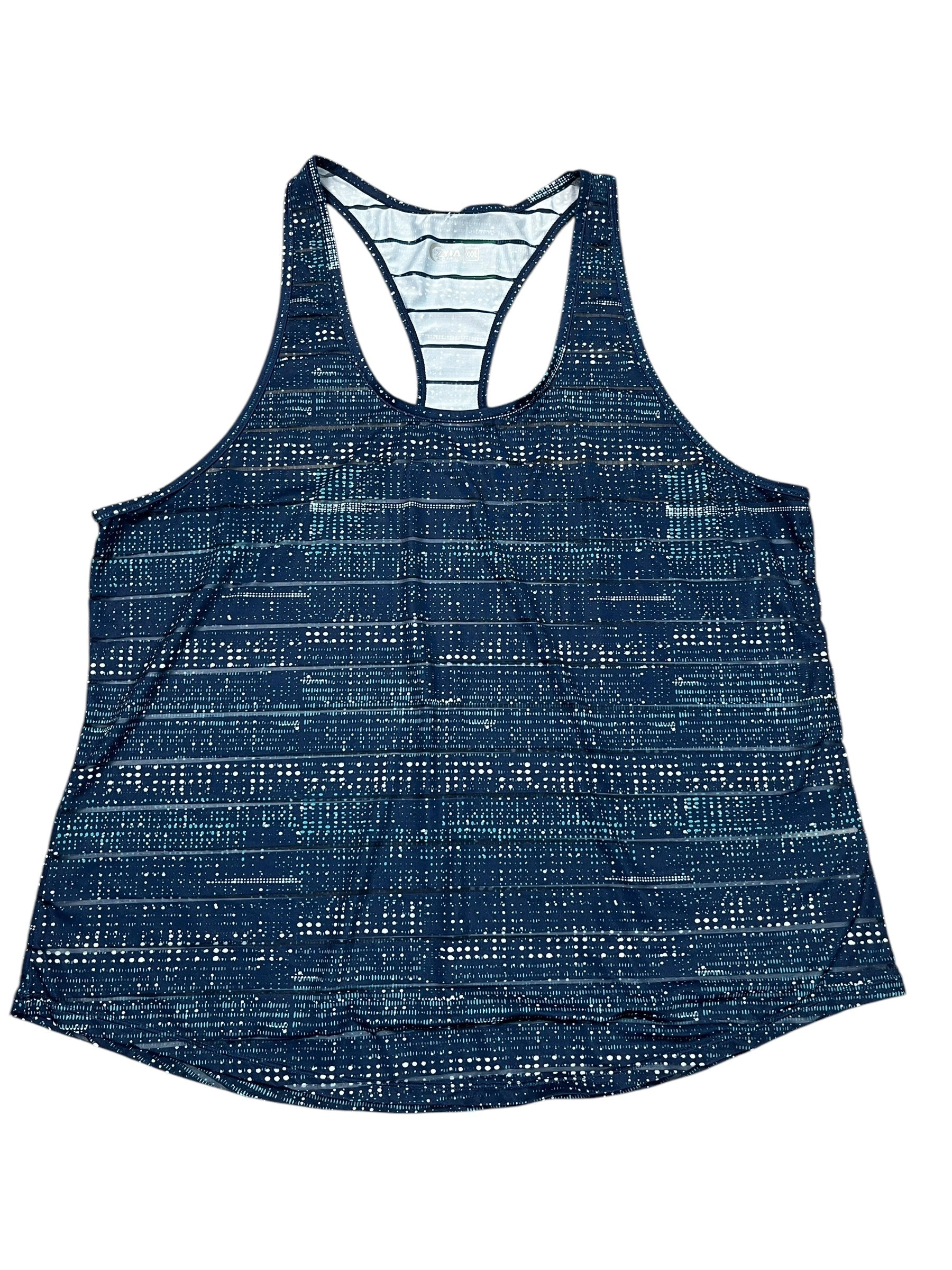Athletic Tank Top By Zyia In Blue, Size:3X