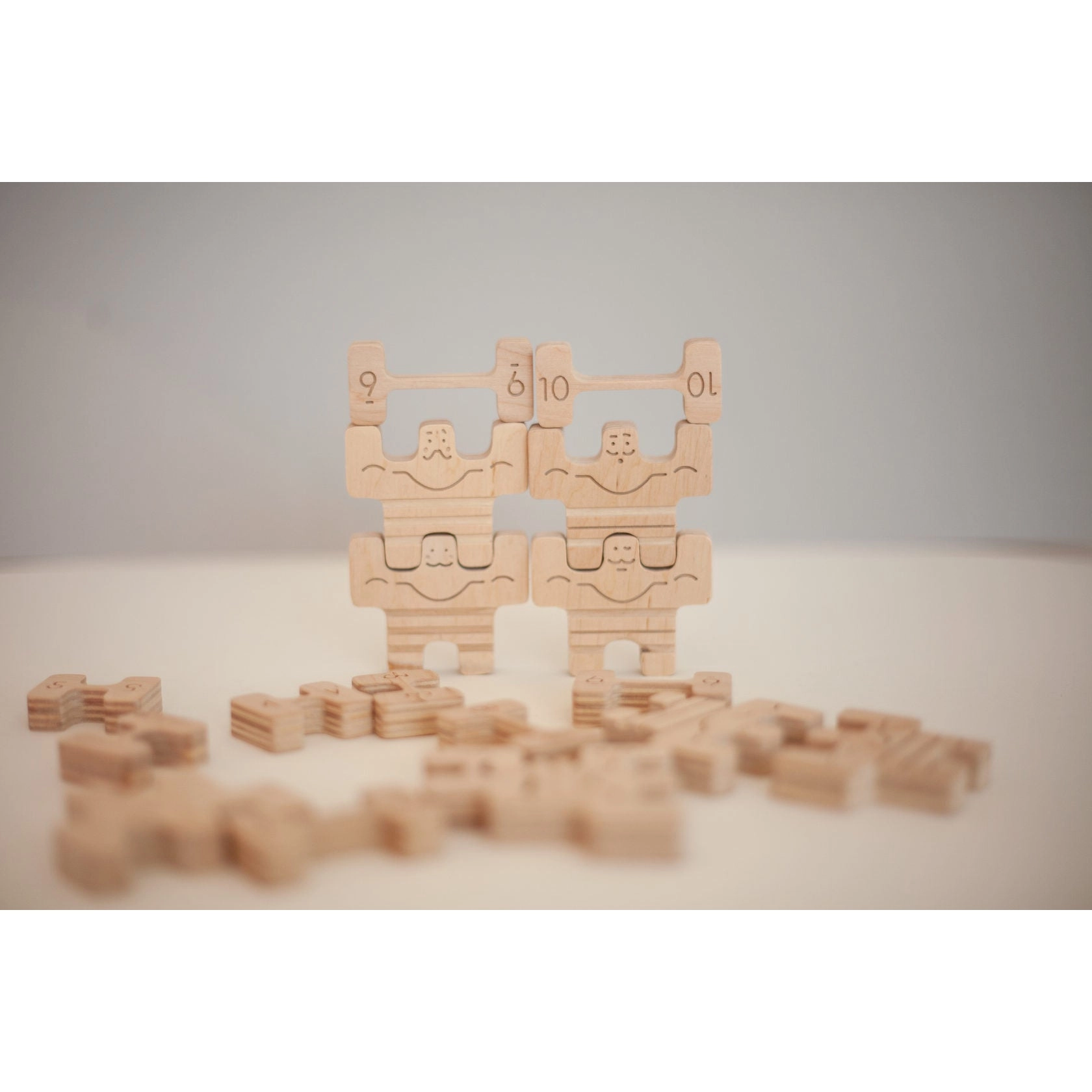 babai Wooden Constructor Circus Athletes