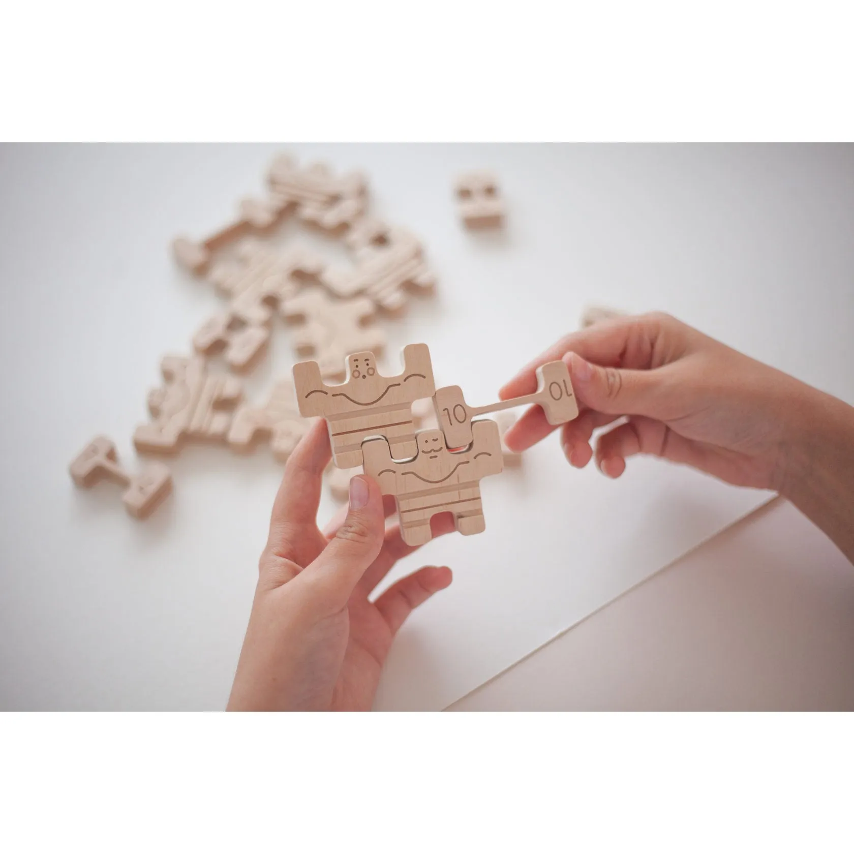 babai Wooden Constructor Circus Athletes