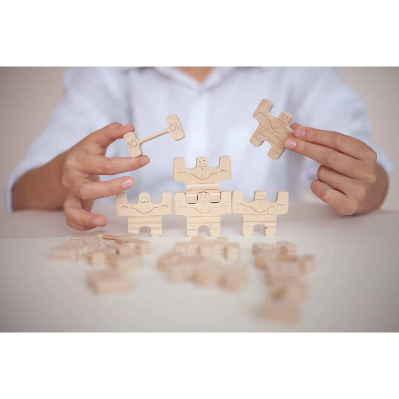 babai Wooden Constructor Circus Athletes