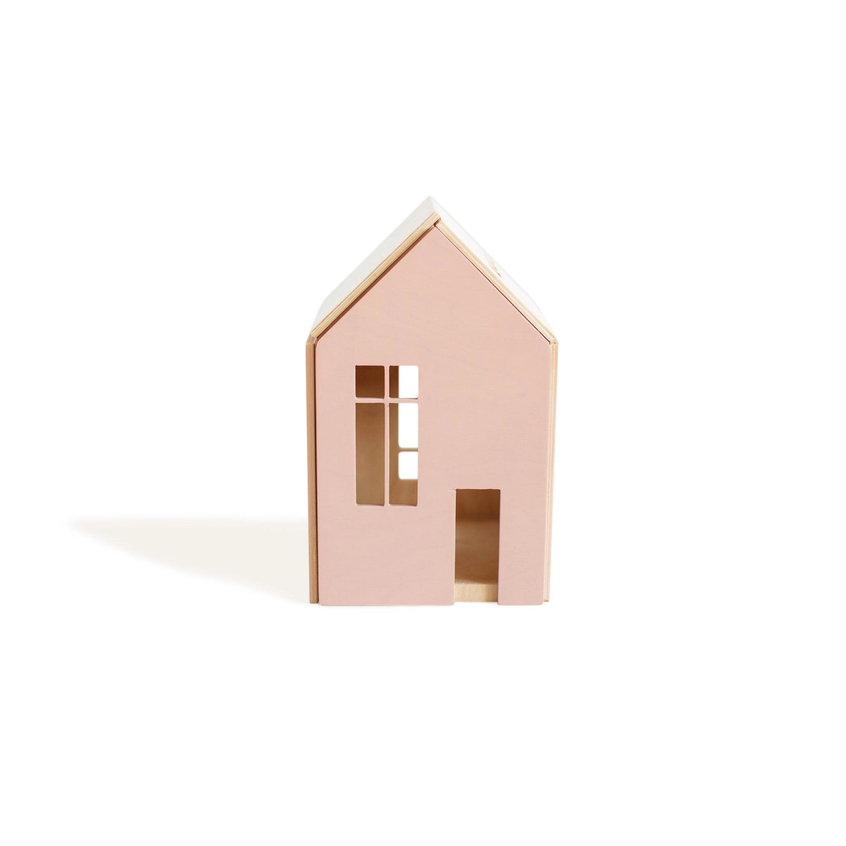 babai Wooden Dollhouse On The Magnets L Pink
