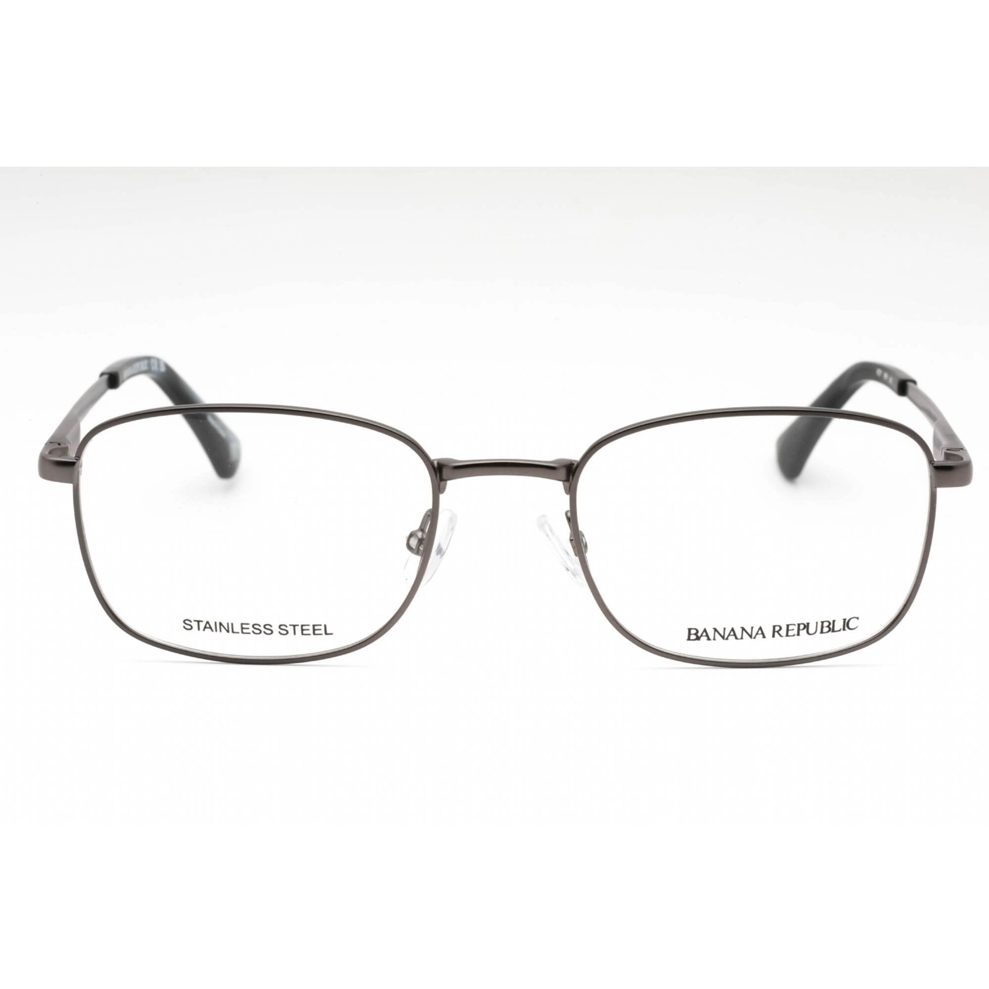 Banana Republic Men's Eyeglasses - Matte Gray Metal Rectangular Frame | Roy 0RIW 00