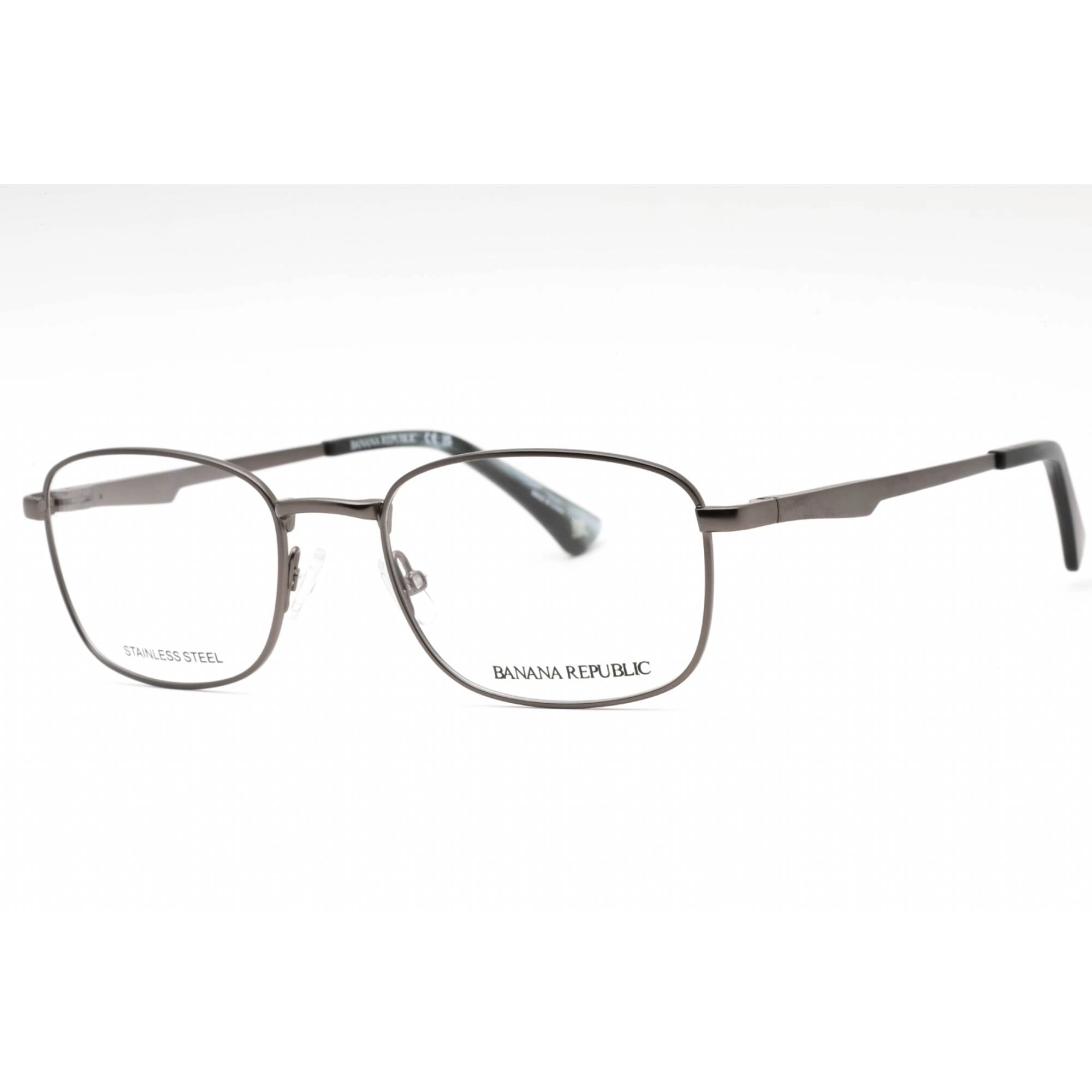 Banana Republic Men's Eyeglasses - Matte Gray Metal Rectangular Frame | Roy 0RIW 00