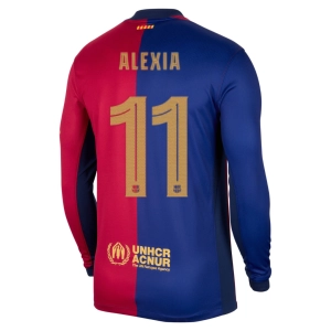 Barcelona Home 24/25 Longsleeve Straight Fit - ALEXIA 11