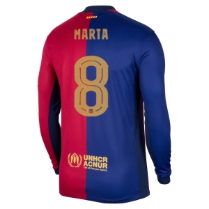 Barcelona Home 24/25 Longsleeve Straight Fit - MARTA 8