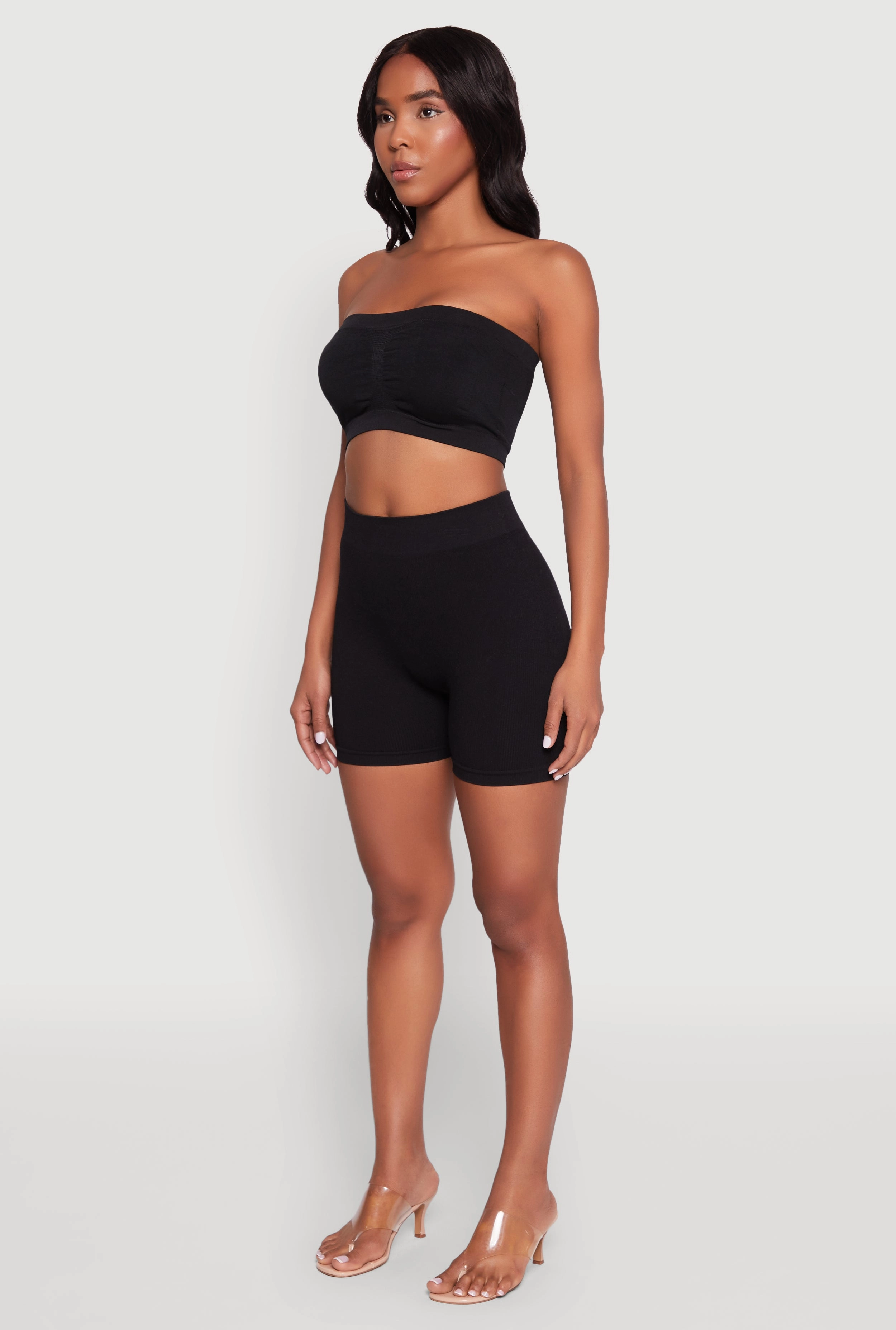Basic Seamless Padded Bandeau Top