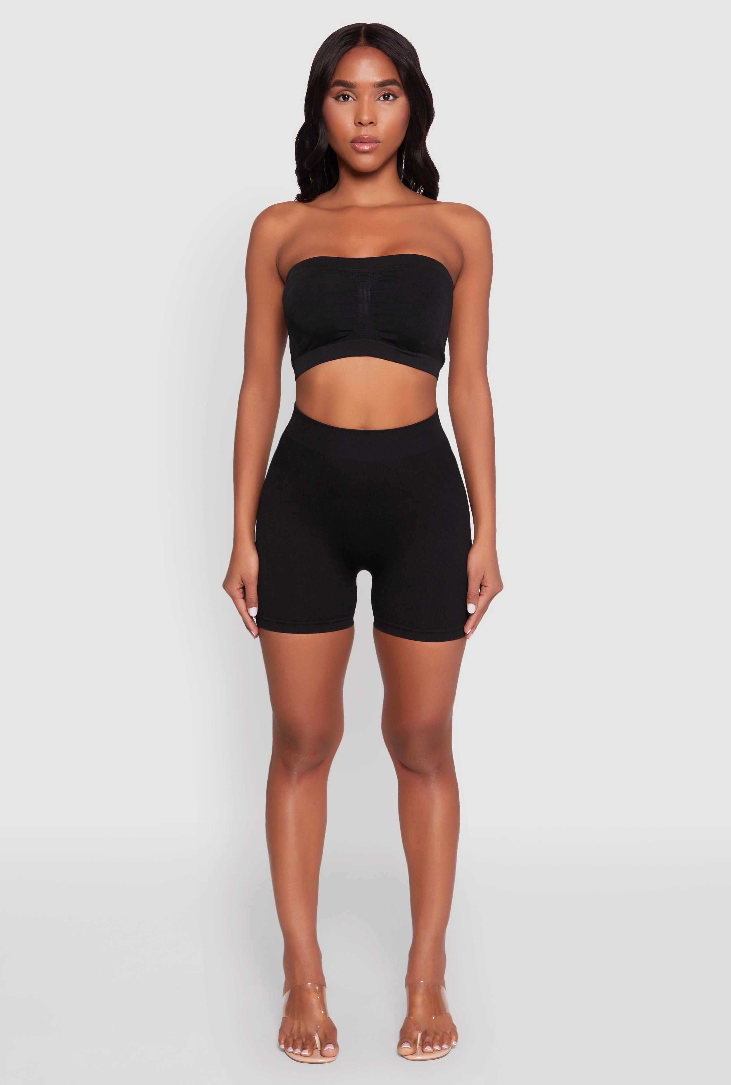 Basic Seamless Padded Bandeau Top