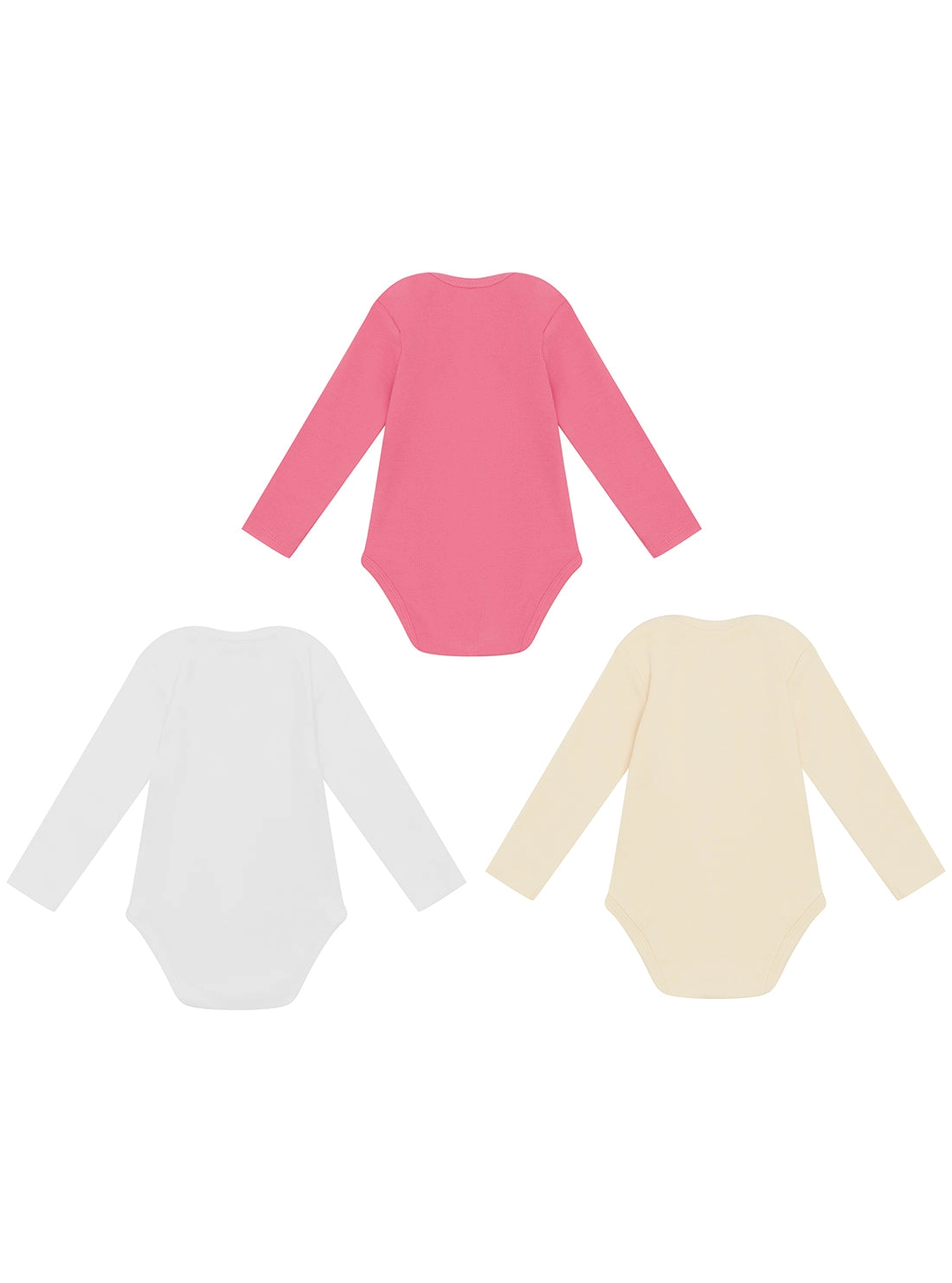 Beige Pink 3 Piece Set (0-12M)