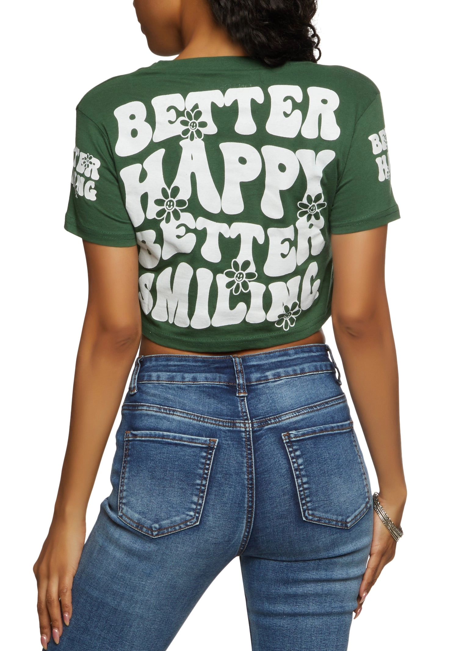Better Happy Better Smiling Hanky Hem Tee
