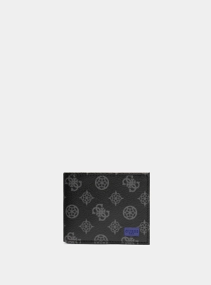 Black Logo Slimfold Wallet