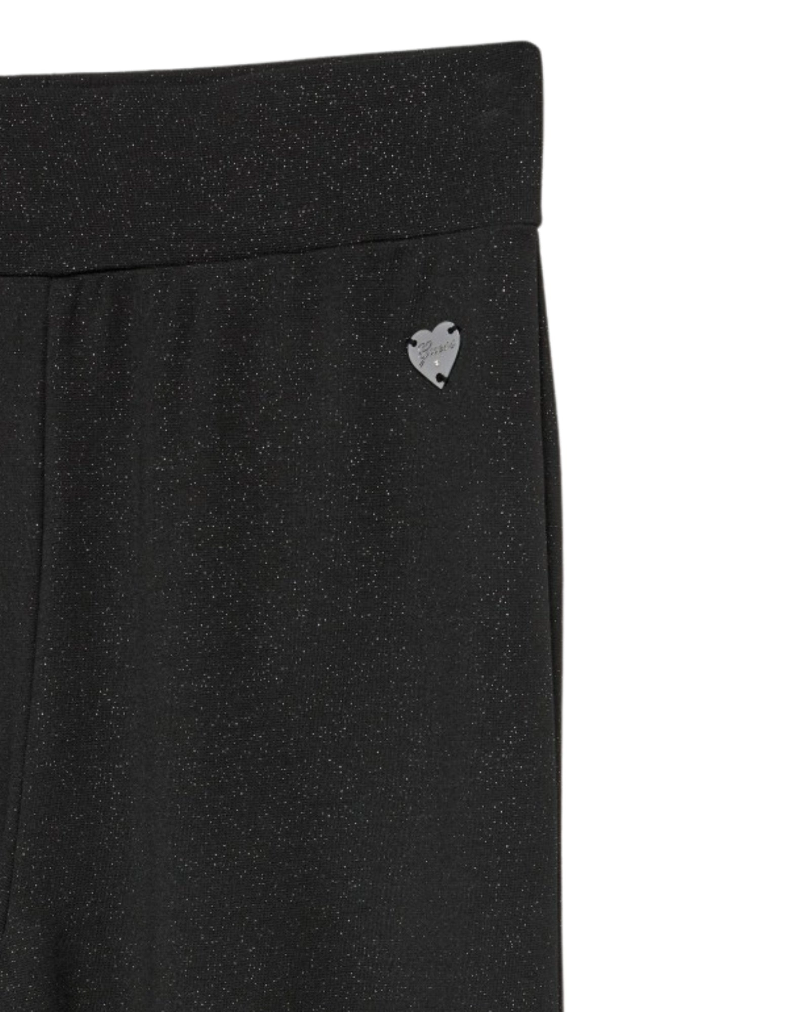 Black Punto Milano Flare Leggings (7-16)
