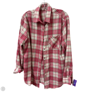 Blouse Long Sleeve By La Miel In Pink, Size: L