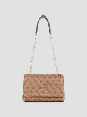Brown Logo Noelle Crossbody Bag