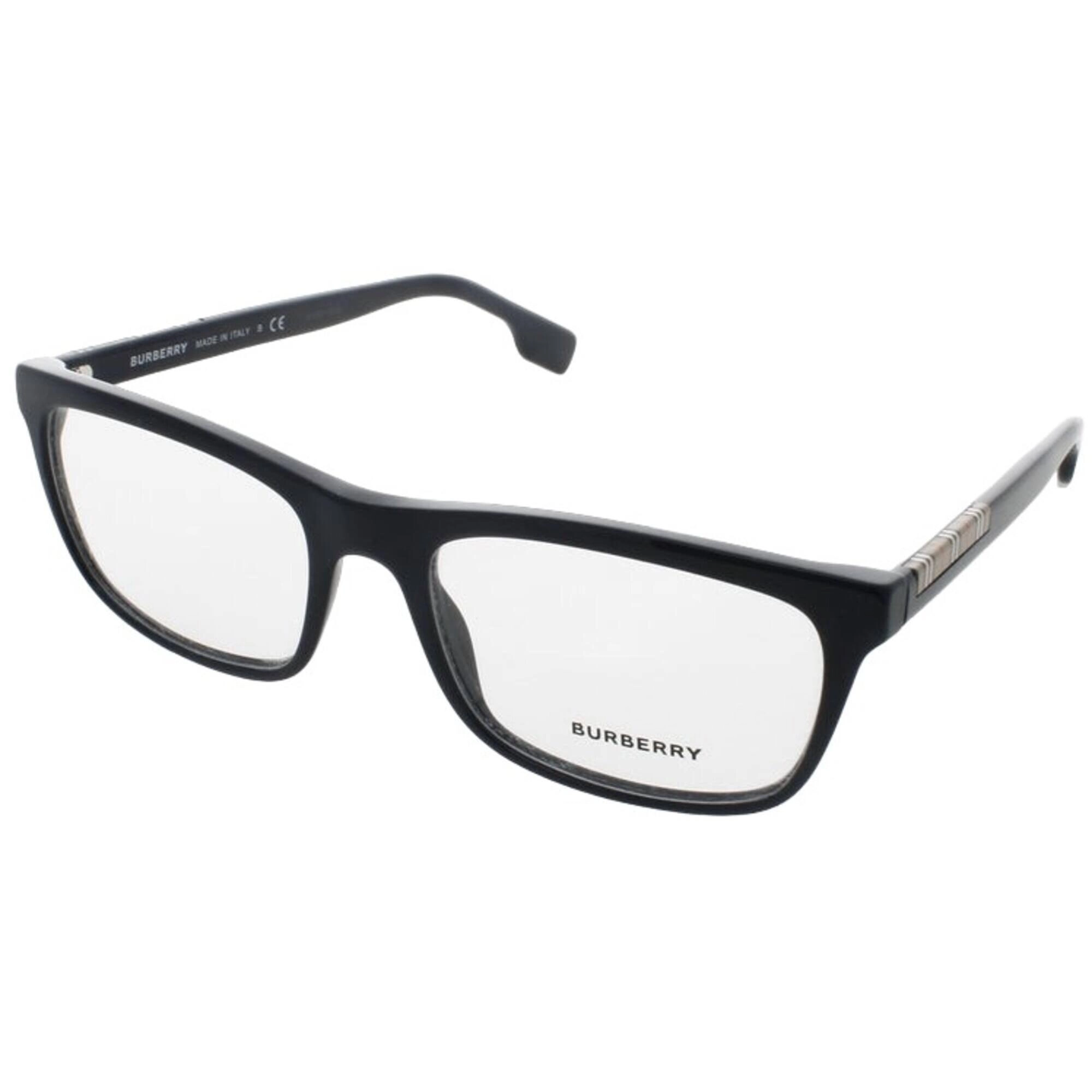 Burberry Men's Eyeglasses - Full Rim Blue Plastic Rectangular Frame | 0BE2334 3961