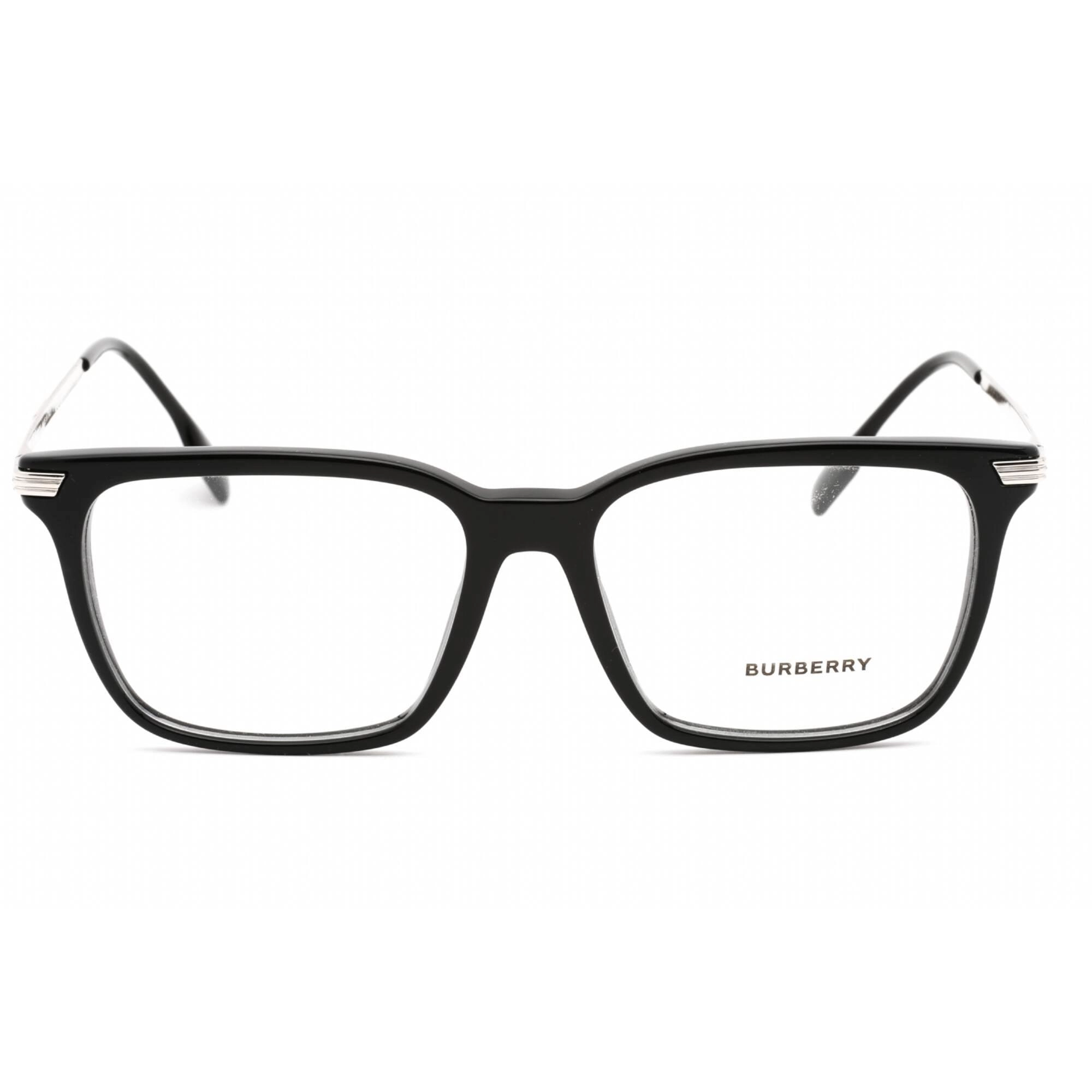 Burberry Men's Eyeglasses - Full Rim Rectangular Black Plastic Frame | 0BE2378 3001