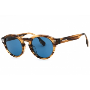 Burberry Men's Sunglasses - Brown Plastic Full Rim Round Shape Frame| 0BE4404F 409680