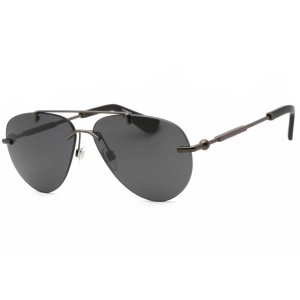 Burberry Men's Sunglasses - Dark Grey Metal Aviator Rimless Frame | 0BE3151 131687