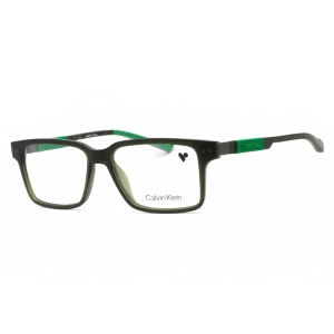 Calvin Klein Men's Eyeglasses - Khaki Acetate Frame Clear Demo Lens | CK23550 330