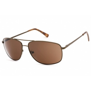 Calvin Klein Retail Men's Sunglasses - Brown Navigator Metal Frame | CK19137S 200