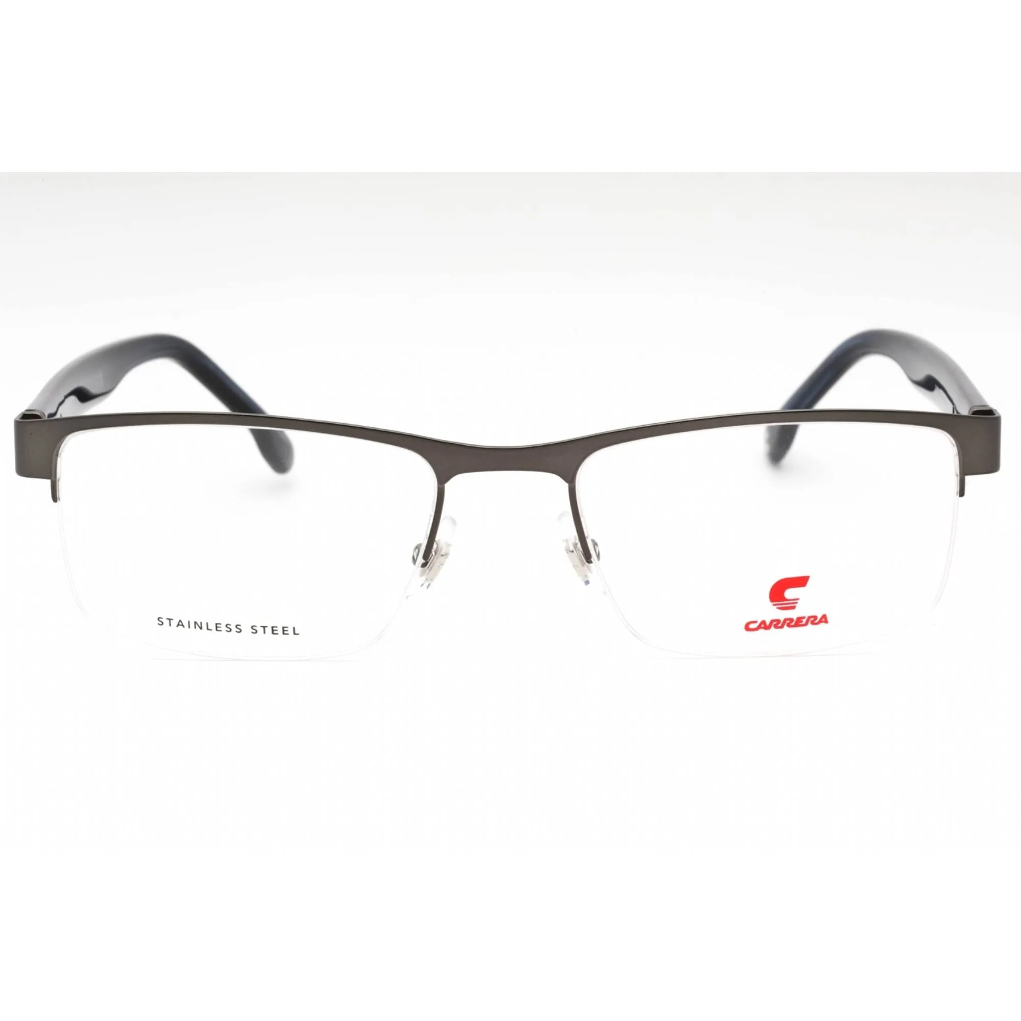 Carrera Men's Eyeglasses - Matte Dark Ruthenium Metal Half Rim | CARRERA 8888 0R80 00