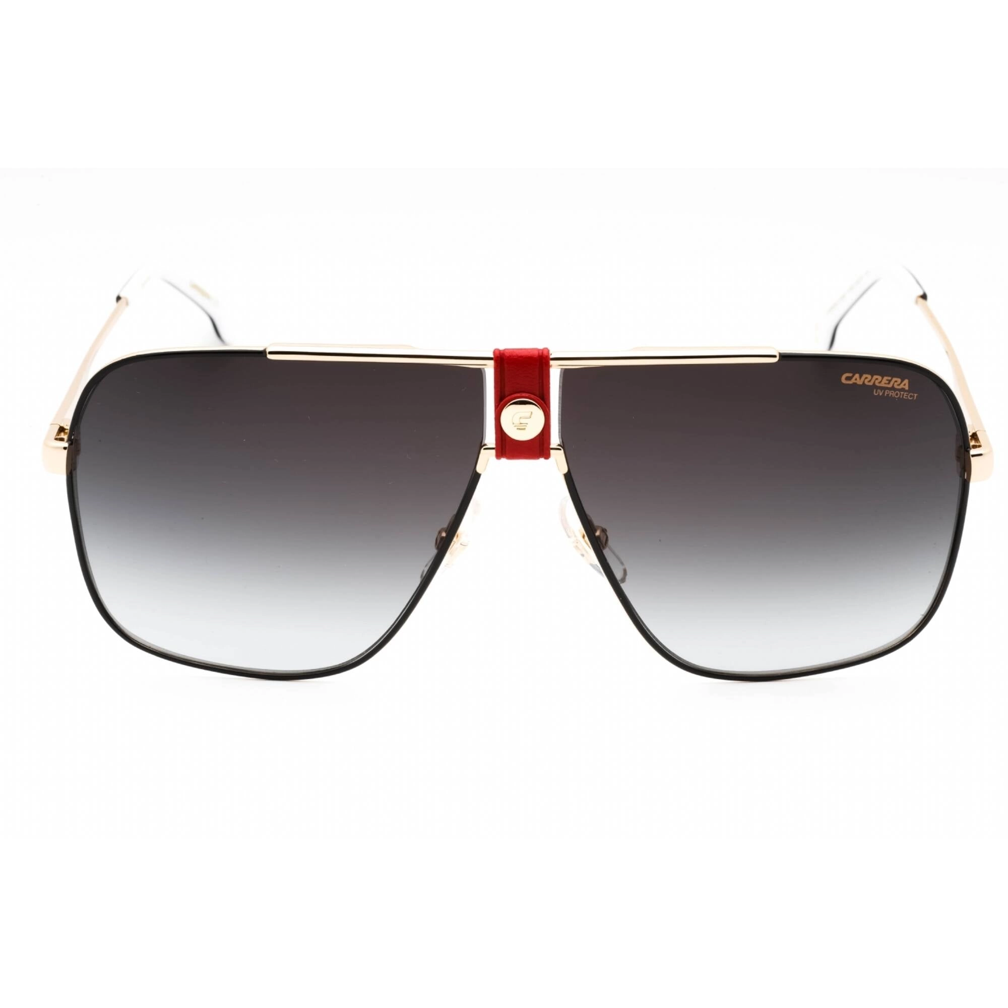 Carrera Men's Sunglasses - Gold Red Navigator Frame Dark Grey Lens | 1018/S Y11/9O