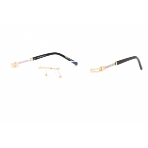 Charriol Men's Eyeglasses - Rimless Shiny Gold/Silver Round Metal Frame | PC75095 C03