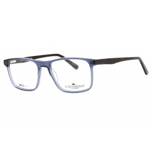 Chesterfield Men's Eyeglasses - Blue Crystal Plastic Rectangular | CH 94XL 0OXZ 00
