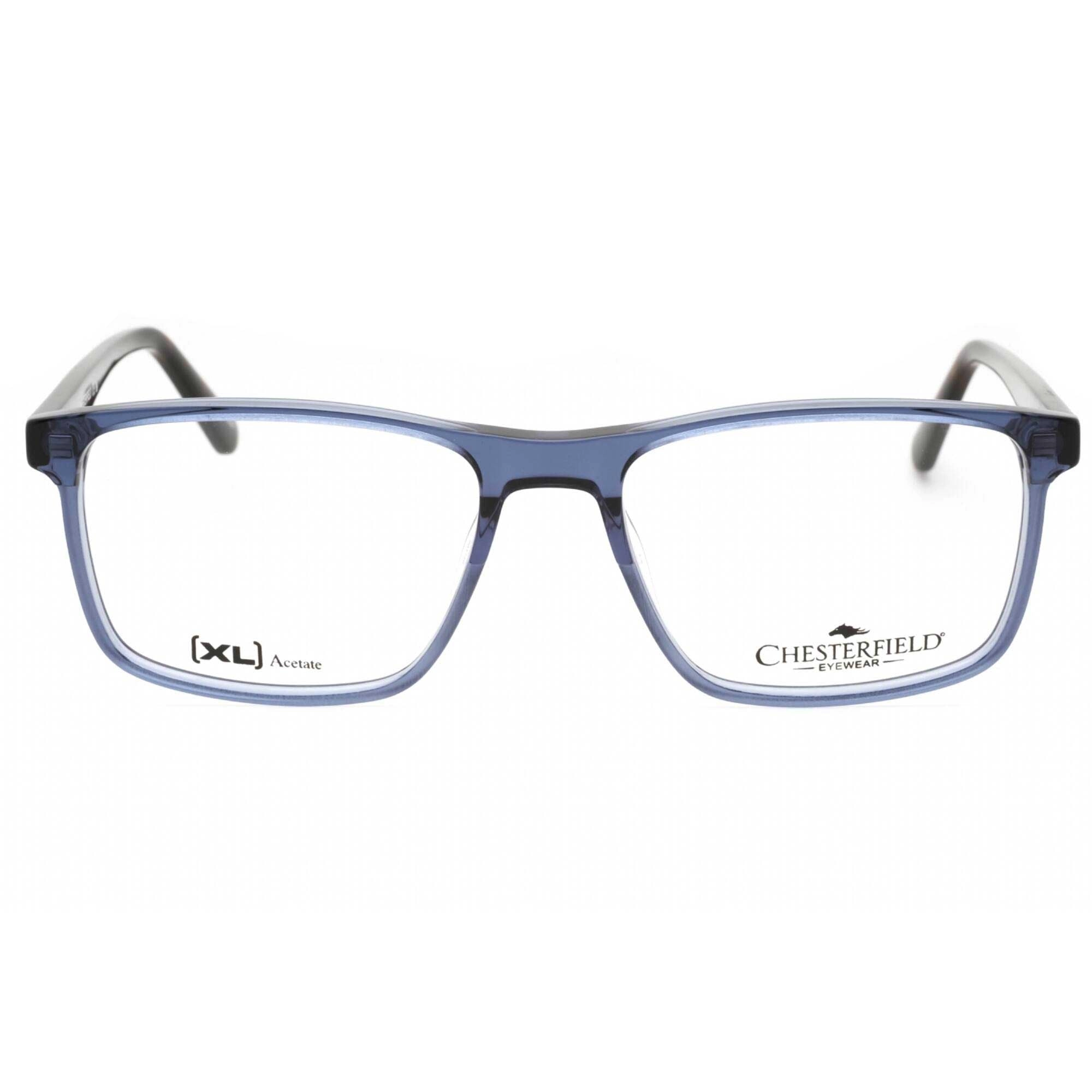 Chesterfield Men's Eyeglasses - Blue Crystal Plastic Rectangular | CH 94XL 0OXZ 00