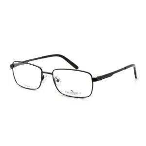 Chesterfield Men's Eyeglasses - Matte Black Metal Rectangular Frame | 887T 0003 00