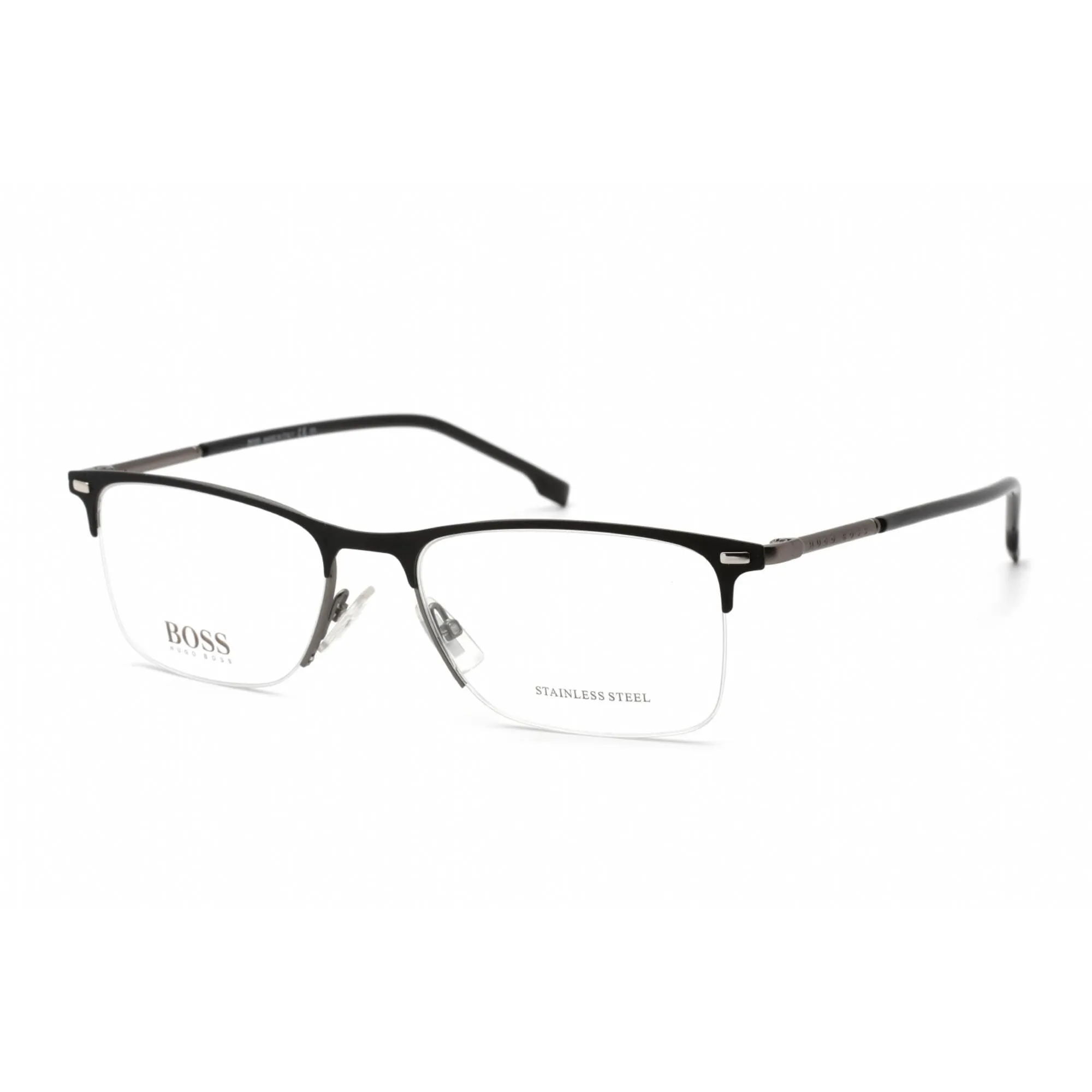 Chesterfield Men's Eyeglasses - Matte Black Metal Rectangular Frame | 887T 0003 00