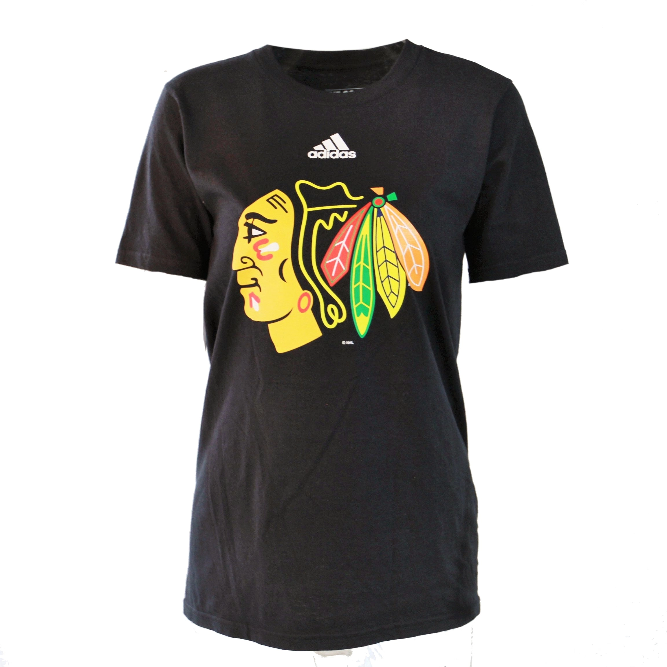 Chicago Blackhawks Black Adidas Alex Debrincat  Player Tee
