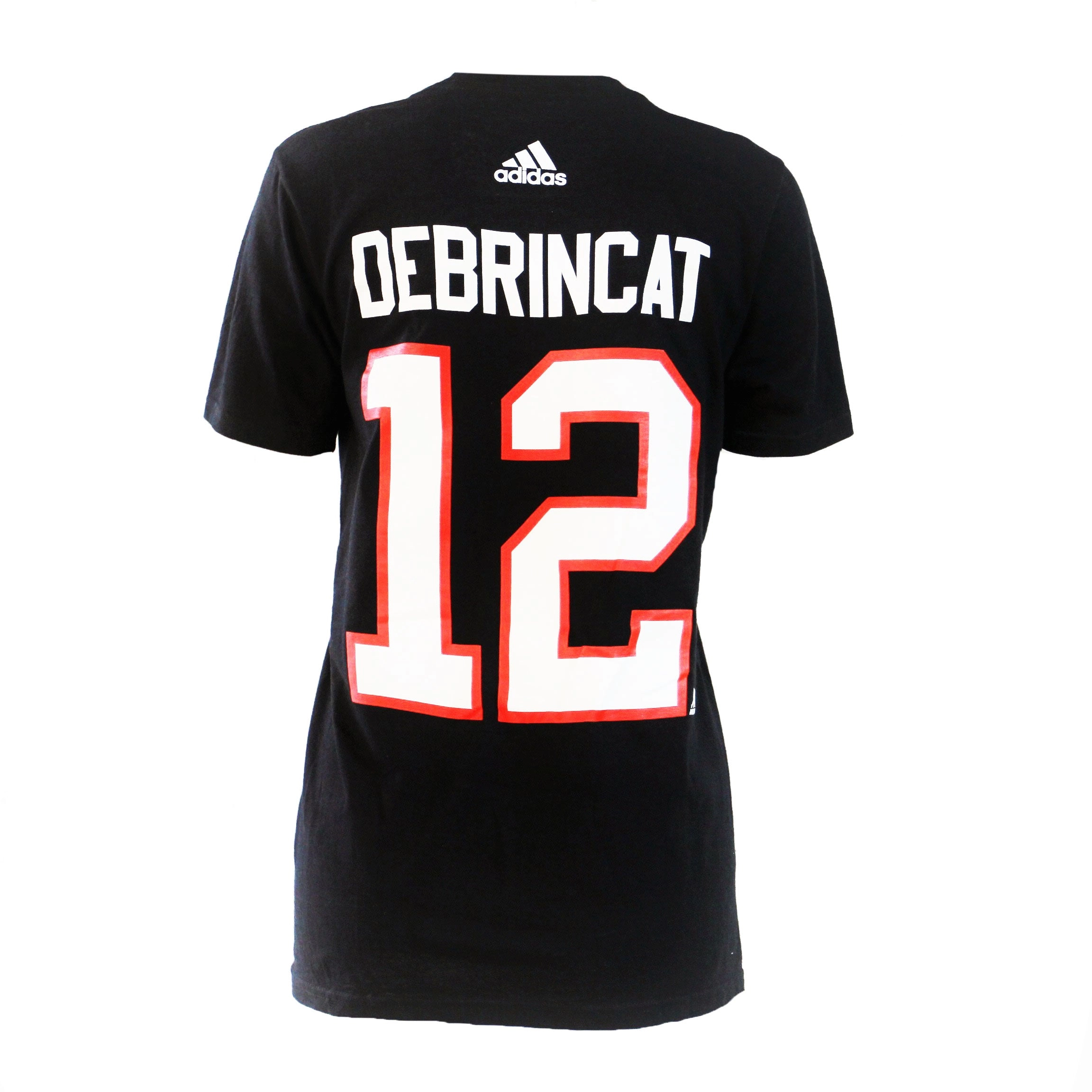 Chicago Blackhawks Black Adidas Alex Debrincat  Player Tee