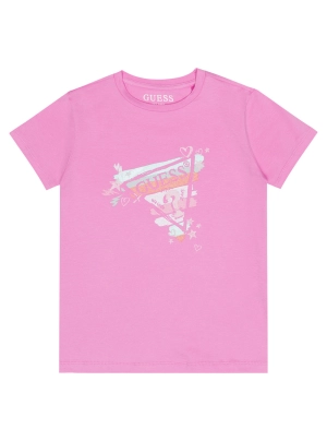 Ciclamino Pink Logo T-Shirt (2-7)